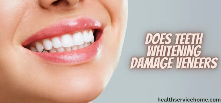 does teeth whitening damage veneers